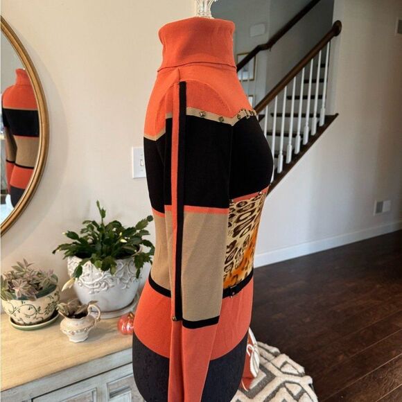 Radzoli Multicolor Cowl Neck Sweater - Picture 2 of 4